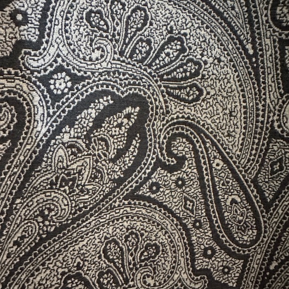 Austin Reed Vtg 90’s Sheath Paisley Mid Length Dress-Black/grey-Classic Design - Picture 4 of 9